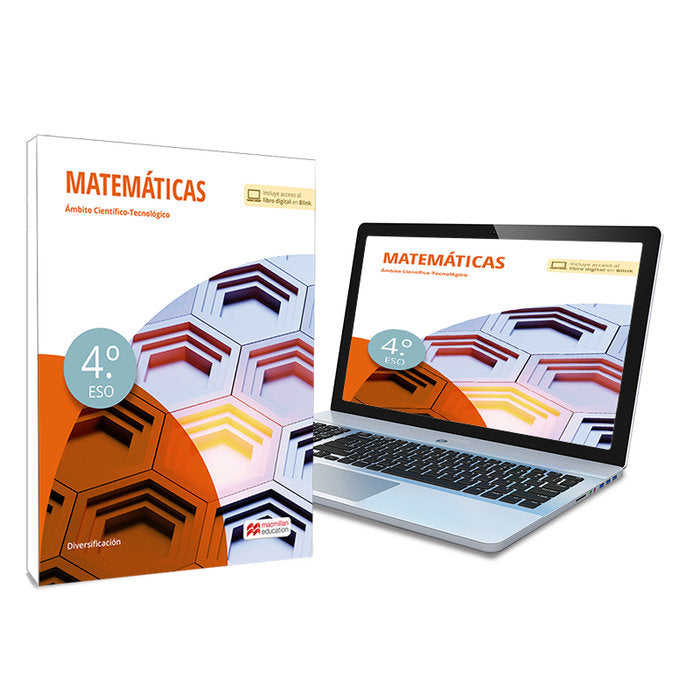 Matemáticas 4o - Libro de texto en formato físico de Diversificación Curricular 4ºESO | Varios autores | 9788419062444 (MACMILLAN) Imagen principal del producto