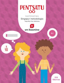Cuaderno Matemáticas 5º Primaria. Piensa Infinito. Mètodo Singapur (Sm) - 9788419097033