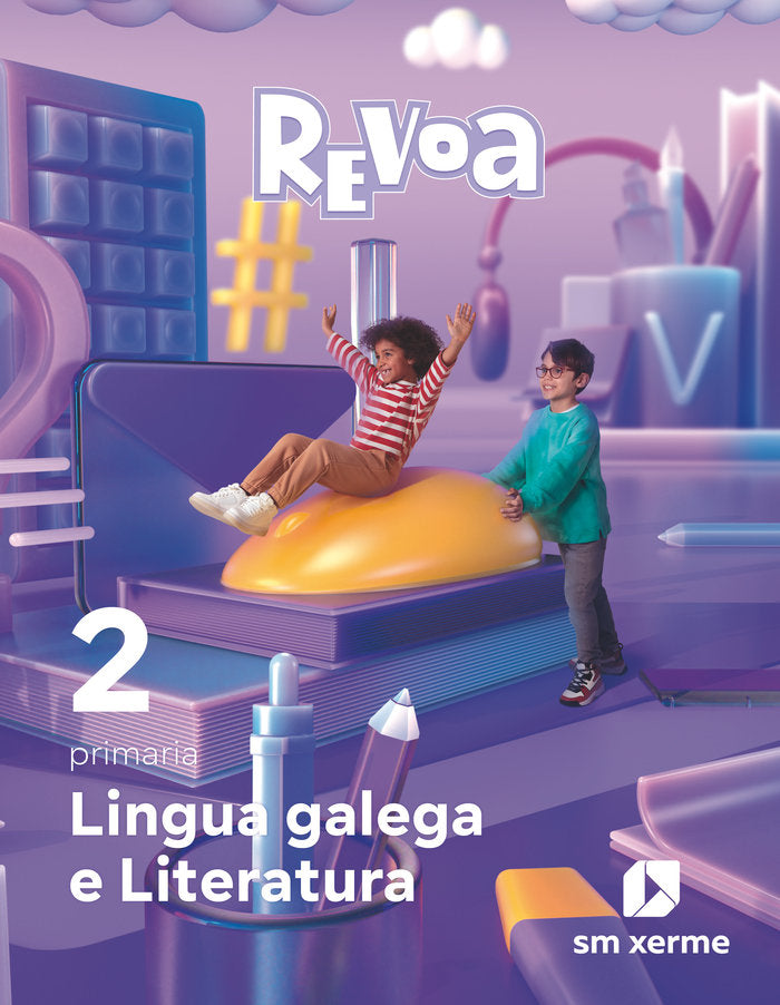 LINGUA 2º de Primaria GALICIA REVUELA 23 | AA,VV | 9788419101471 (Xerme Sm) Imagen principal del producto