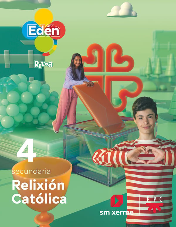 Religión Catolica 4º ESO Galicia Eden Revuela 23 (Xerme Sm) - 9788419101730