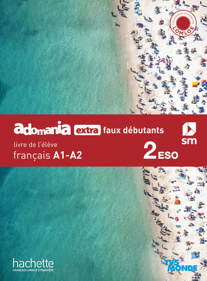 Français A1-A2. 2 Secundaria. Adomania, extra faux débutants | Varios autores | 9788419102096 (SM) Imagen principal del producto