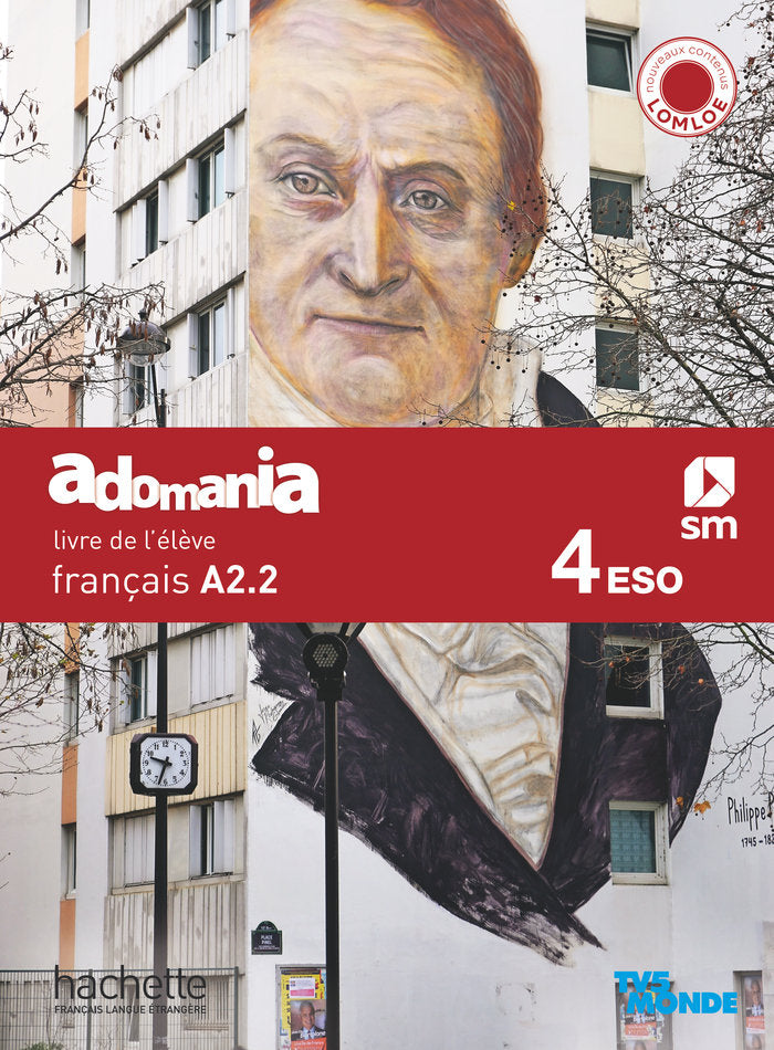 Français A2.2. 4 Secundaria. Adomania | Varios autores | 9788419102157 (SM) Imagen principal del producto