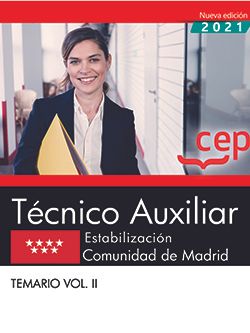 Técnico Auxiliar. Estabilización. Comunidad de Madrid. Temario Vol. II Imagen principal del producto