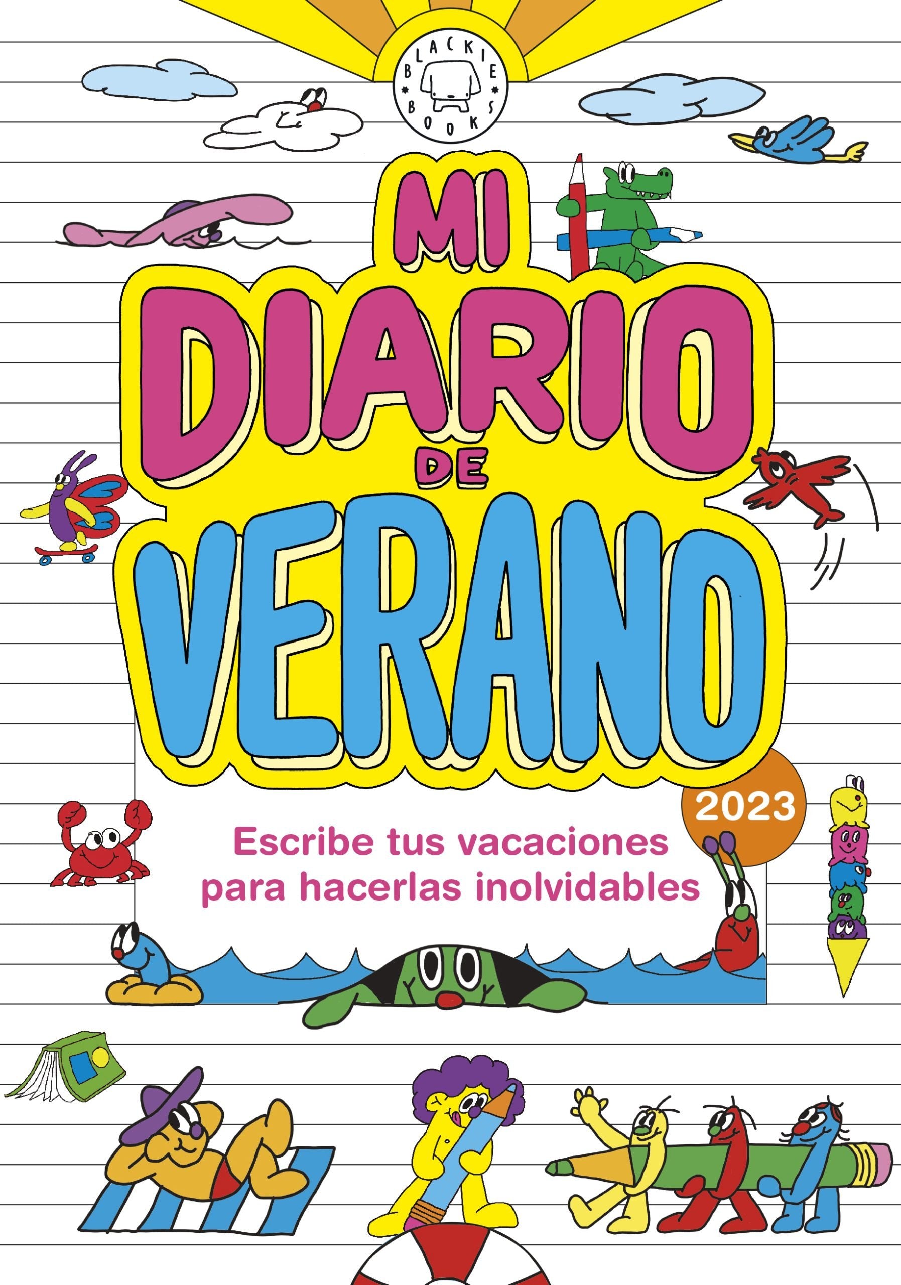Mi Diario de Verano 2023: Escribe Tus Vacaciones para Hacerlas Inolvidables Imagen principal del producto