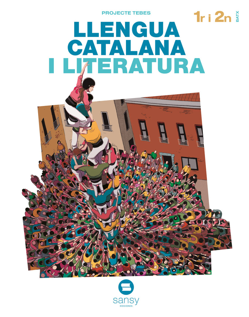 ✅ LLENGUA CATALANA I LITERATURA 1-2ºNB TEBES CATALAN 25 I AA,VV I SANSY EDICIONES I 9788419193377