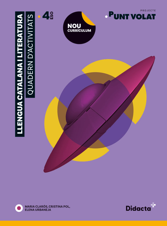 Punt volat 4. Quadern d'activitats (Nova edició 2023) | Varios autores | 9788419324092 (DIDACTA+)