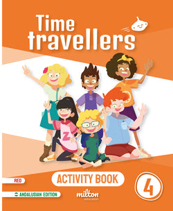 Time Travellers 4 Red Activity | MILTON | 9788419364708 Imagen principal del producto