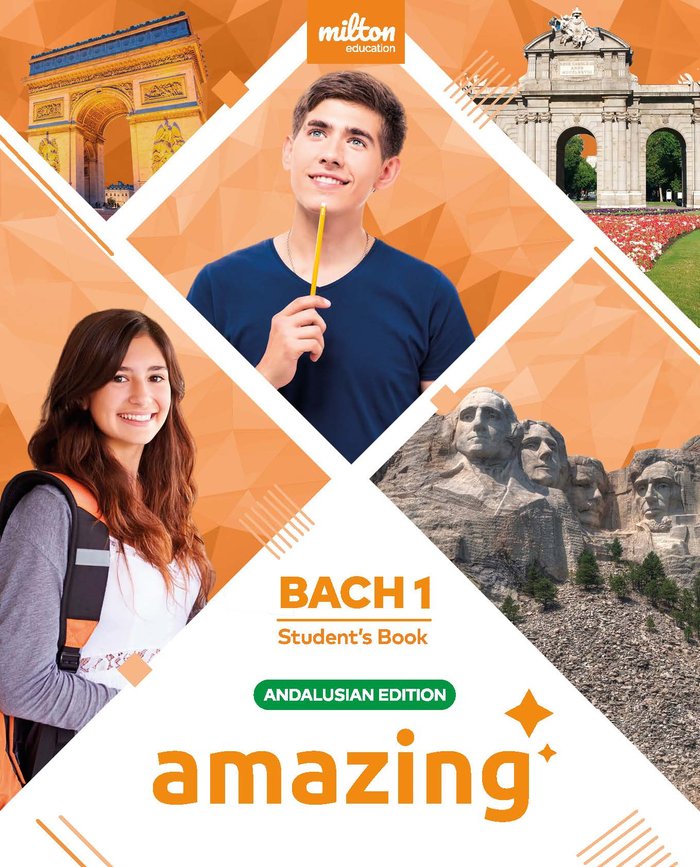 ✅ AMAZING ENGLISH 1ºBACH ST ANDALUCIA 22 I EMMONS, CASEY I MILTON I 9788419364920 Imagen principal del producto