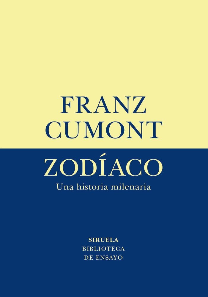 ZODIACO I Cumont, Franz I Siruela I 9788419419675 Imagen principal del producto