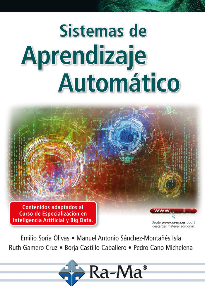SISTEMAS DE APRENDIZAJE AUTOMATICO - 9788419444974 Imagen principal del producto