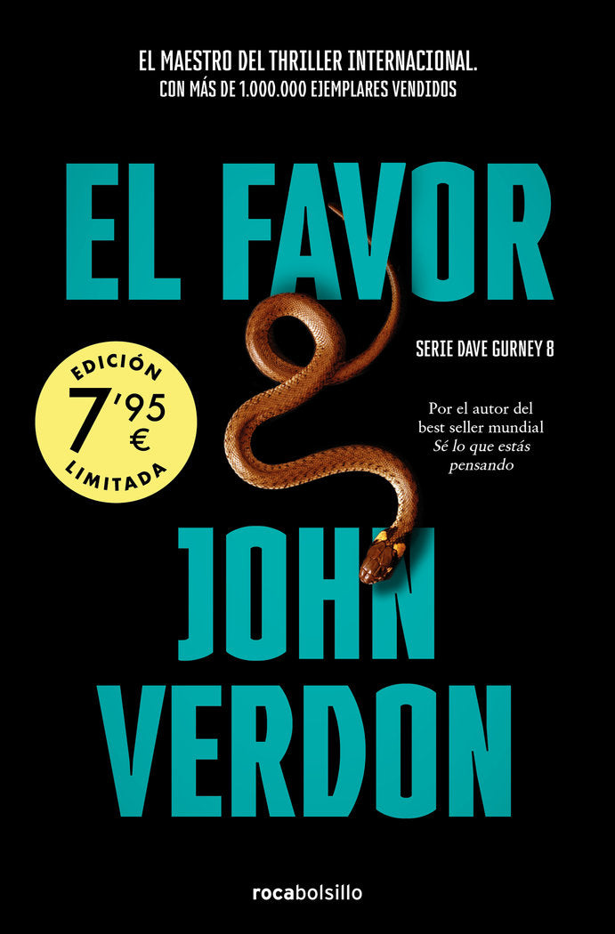 EL FAVOR SERIE DAVID GURNEY 8 - 9788419498175 Imagen principal del producto