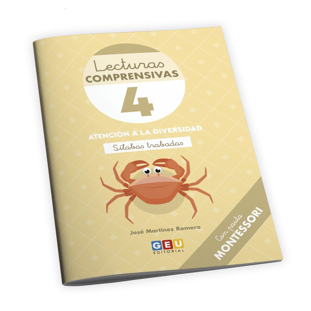 LECTURAS COMPRENSIVAS 4 PAUTA MONTESSORI INI,LECTOESCRITURA | MARTINEZ ROMERO, JOSE | GEU | 9788419646477 Imagen principal del producto