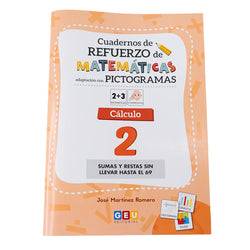 Cuaderno de refuerzo de matemáticas. Adaptación con pictogramas. Cálculo 2. Aa. Vv. (Editorial GEU) 9788419646644 Imagen secundaria del producto
