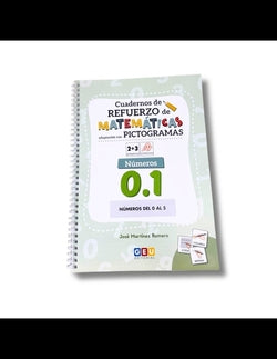Cuaderno de Refuerzo de Matemáticas. Adaptación con Pictogramas. Números 0.1 (Geu) - 9788419646903