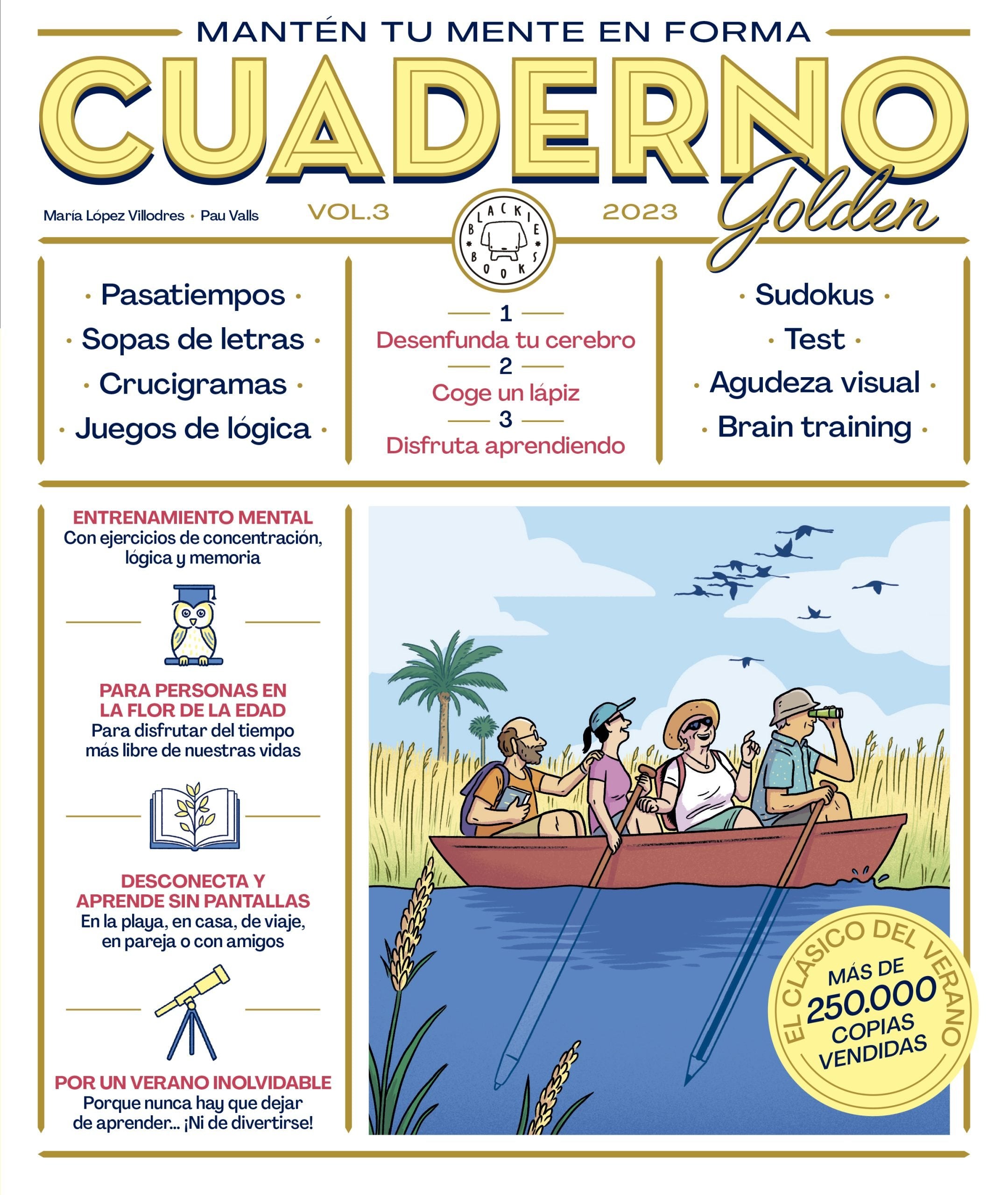 Cuaderno Golden Blackie Books. Vol. 3: Mantén Tu Mente en Forma
