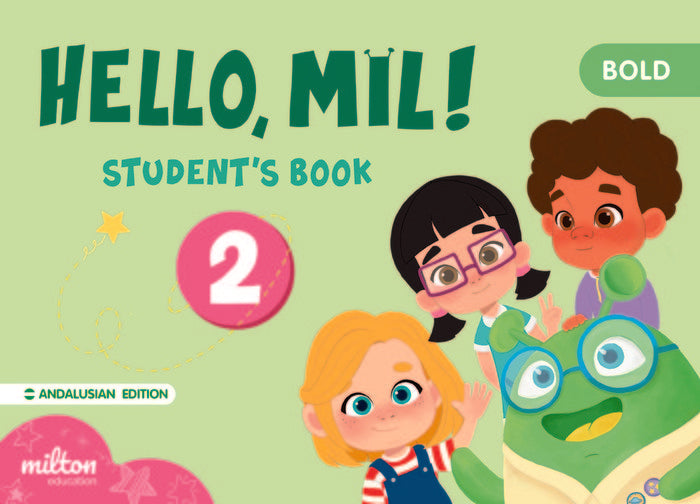HELLO MIL 2 BOLD ENGLISH 4AÑOS ST ANDALUCIA 22 | PINZAN, ORNELLA/Y OTROS | 9788419716071 (Milton) Imagen principal del producto