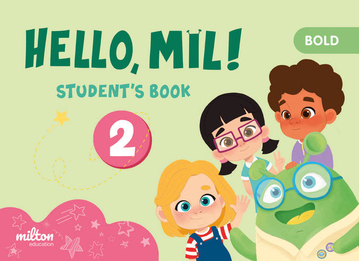 HELLO MIL 2 BOLD ENGLISH CAPS 4AÑOS ST 22 | PINZAN, ORNELLA/Y OTROS | 9788419716132 (Milton) Imagen principal del producto