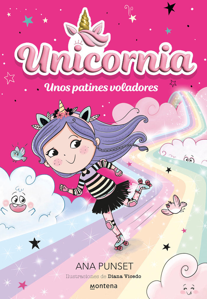 UNICORNIA 8 UNOS PATINES VOLADORES | Ana Punset | 9788419746474 (Montena) Imagen principal del producto