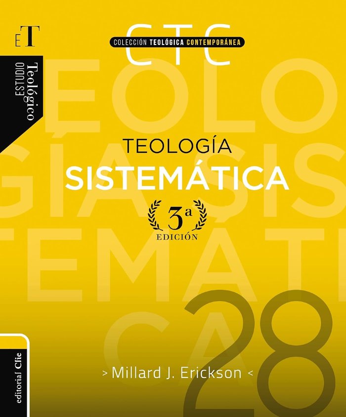 TEOLOGIA SISTEMATICA 3RA EDICION - 9788419779328 Imagen principal del producto