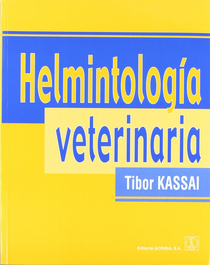 HELMINTOLOGIA VETERINARIA - 9788420009681 Imagen principal del producto