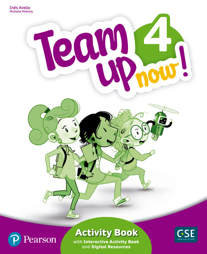 Team Up Now! 4 Activity Book & Interactive Activity Book and DigitalResources Access Code | Varios autores | 9788420577241 (Pearson Educacion) Imagen principal del producto
