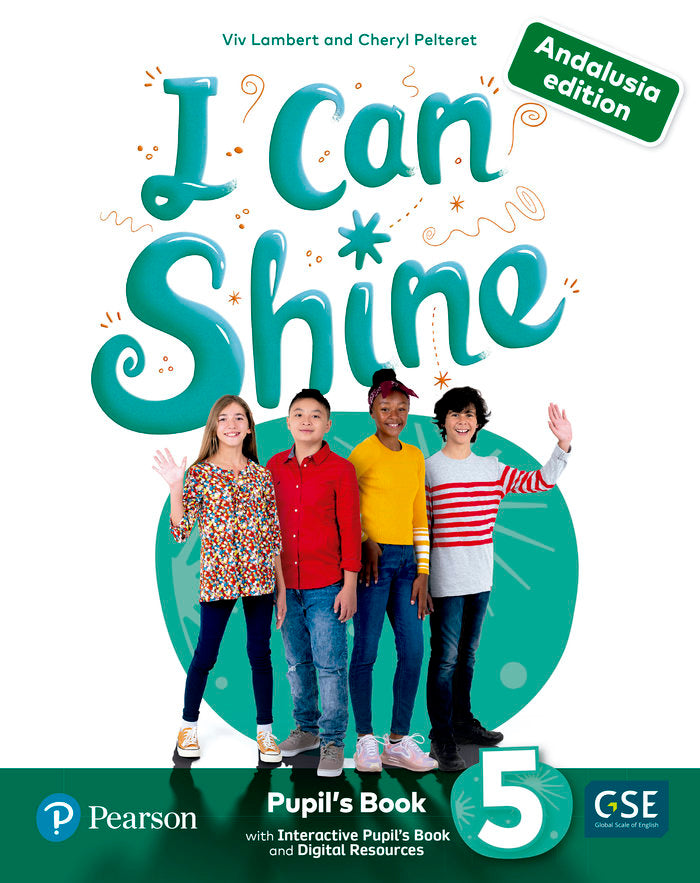 I Can Shine Andalusia 5 Pupil's Book & Interactive Pupil's Book andDigital Resources Access Code | Varios autores | 9788420577593 (Pearson Educacion)