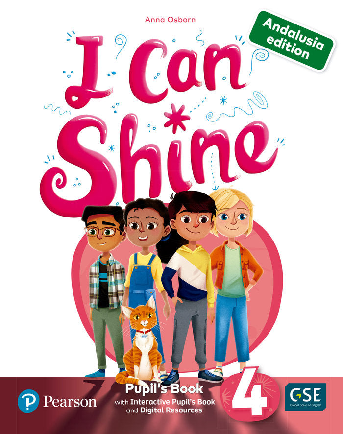 I Can Shine Andalusia 4 Pupil's Book & Interactive Pupil's Book andDigital Resources Access Code | Varios autores | 9788420578255 (Pearson Educacion) Imagen principal del producto