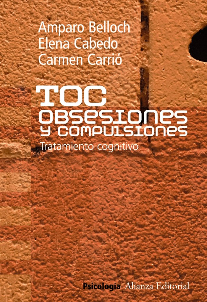TOC OBSESIONES Y COMPULSIONES | BELLOCH,AMPARO | ALIANZA | 9788420683195 Imagen principal del producto