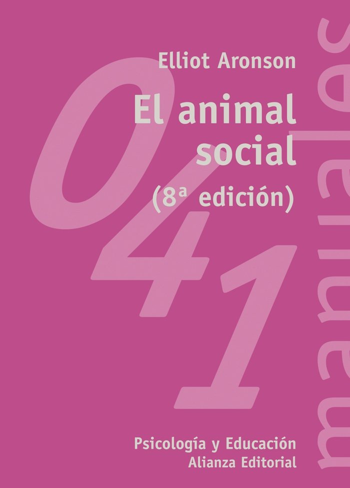 ANIMAL SOCIAL 8ªED - 9788420687094 Imagen principal del producto