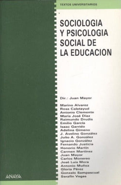 Sociología y Psicología Social de la Educación (Anaya) - 9788420727585