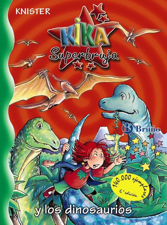 KIKA SUPERBRUJA Nº16 Y LOS DINOSAURIOS | Knister | 9788421697597 (Bruño) Imagen principal del producto
