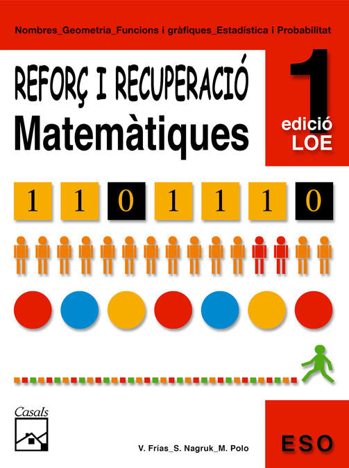 Reforc Matemàtiques 1º ESO Cat/bal 05 Repassa (Casals) - 9788421833308