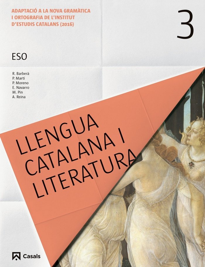 Llengua Catalana Literatura 3º ESO Cat/bal 18 (Casals) - 9788421868294