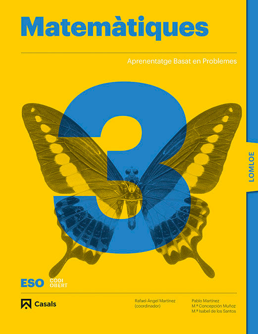Matemàtiques 3ºESO LOMLOE | Varios autores | 9788421873731 (CASALS) Imagen principal del producto