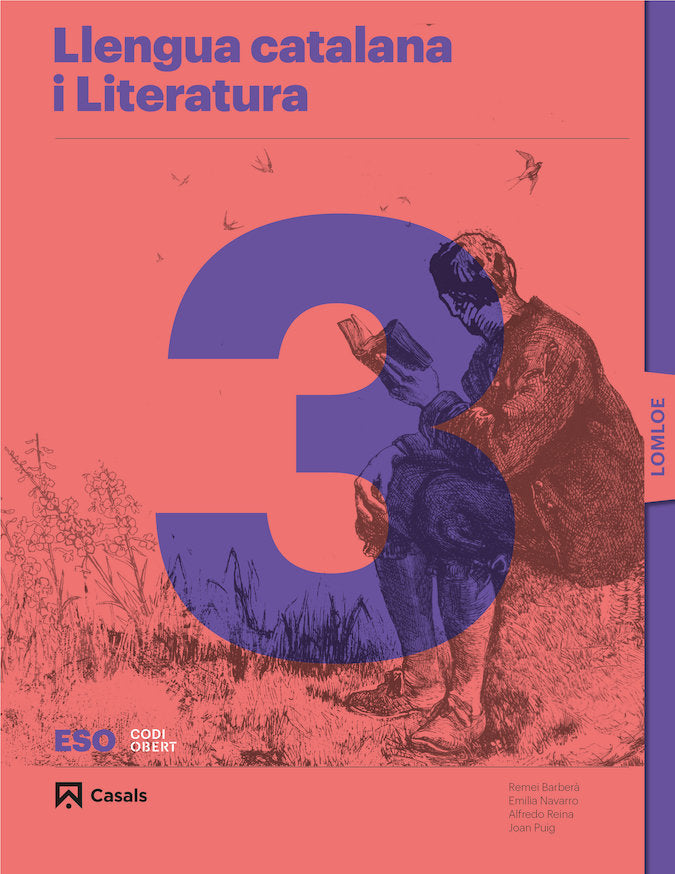 Llengua catalana i Literatura 3ºESO LOMLOE | Varios autores | 9788421874080 (CASALS) Imagen principal del producto