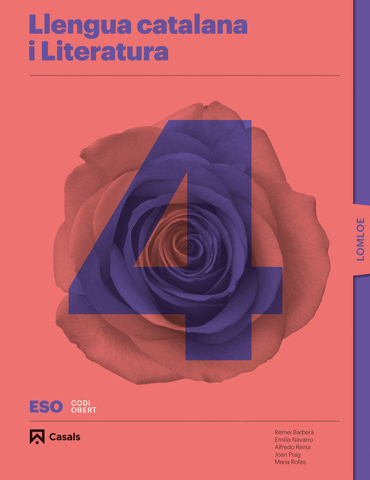 Llengua catalana i Literatura 4ºESO LOMLOE | Varios autores | 9788421874097 (CASALS) Imagen principal del producto