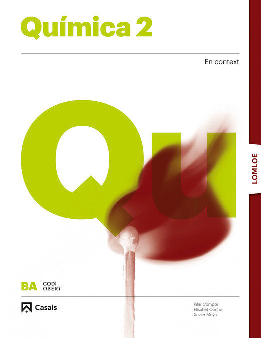 ✅ QUIMICA 2ºBACH CAT/C,VAL/BAL 23 LOMLOE CODIGO ABIERTO I AA,VV I CASALS I 9788421874554