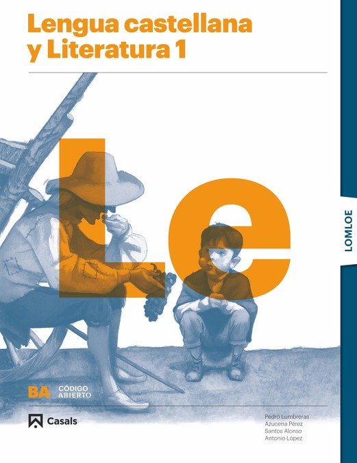 ✅ LENGUA CASTELLANA LITERATURA 1ºNB 22 LOMLOE CODIGO ABIERTO I AA,VV I CASALS I 9788421874677
