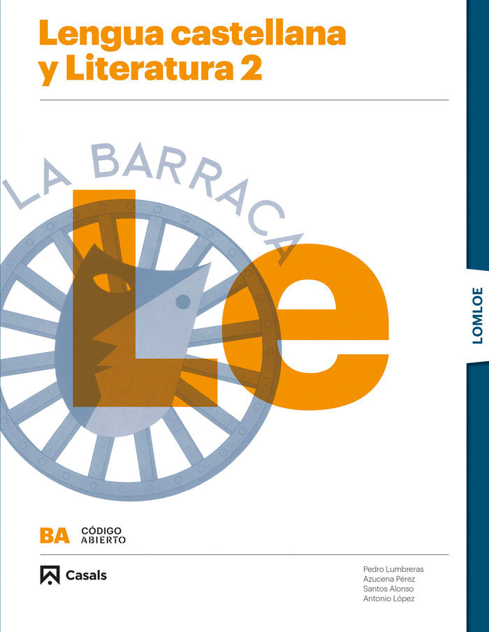 ✅ LENGUA LITERATURA 2ºBACH 23 LOMLOE CODIGO ABIERTO - 9788421874691 Imagen principal del producto