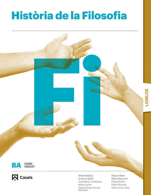 ✅ HISTORIA FILOSOFIA 2ºBACH CAT/C,VAL/BAL 23 CODIGO ABIERTO I AA,VV I CASALS I 9788421874776 Imagen principal del producto