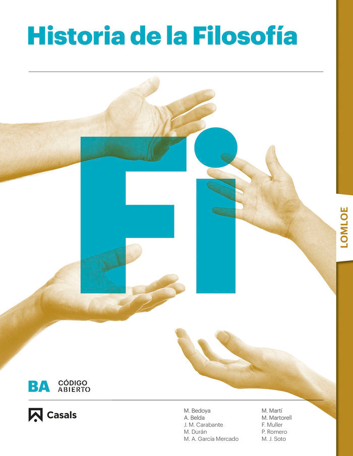 ✅ HISTORIA DE LA FILOSOFIA 2ºBACH 23 LOMLOE CODIGO ABIERTO I AA,VV I CASALS I 9788421874783