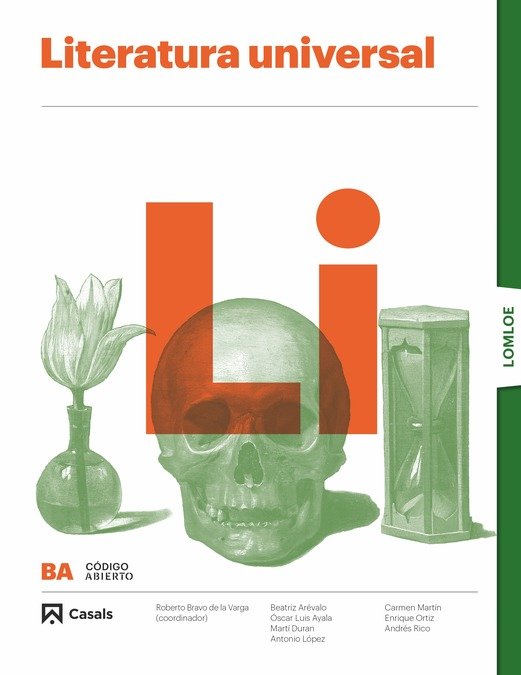 ✅ LITERATURA UNIVERSAL 1ºNB 22 LOMLOE CODIGO ABIERTO I AA,VV I CASALS I 9788421874790