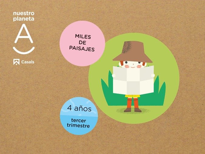 NUESTRO PLANETA A 4AÑOS 3oTRIM, EI 22 MILES DE PAISAJES | AA,VV | 9788421876602 (Casals) Imagen principal del producto