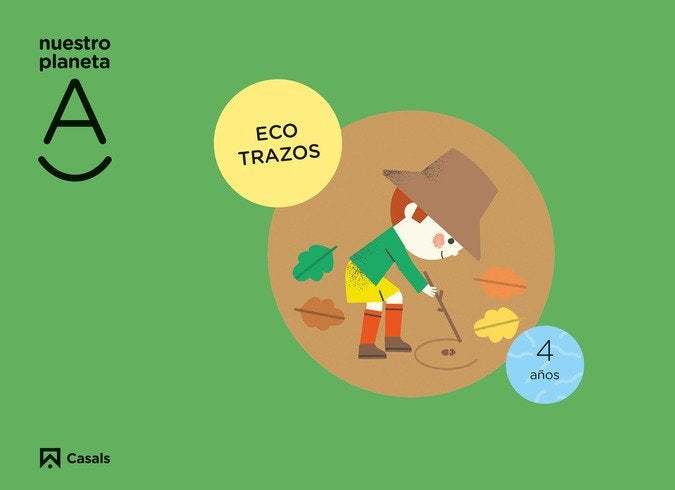 CUADERNO NUESTRO PLANETA A 4AÑOS EI 22 ECOTRAZOS | AA,VV | 9788421876619 (Casals) Imagen principal del producto