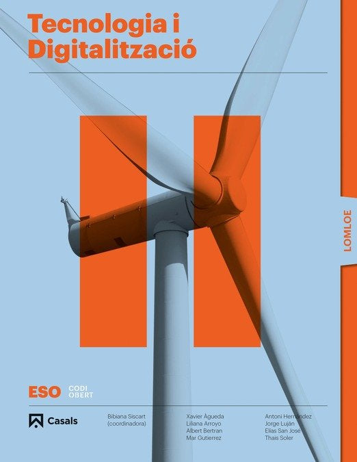 Tecnología Digitalit, II ESO 22 LOMLOE Cod, Abierto Cat/c, Val (Casals) - 9788421878286
