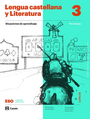 Lengua castellana y Literatura por tareas 3ºESO LOMLOE SUR | Varios autores | 9788421880258 (CASALS)