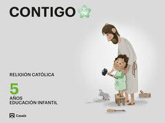 CUADERNO RELIGION 5AÑOS EI 24 CONTIGO | AA,VV | 9788421881521 (Casals)