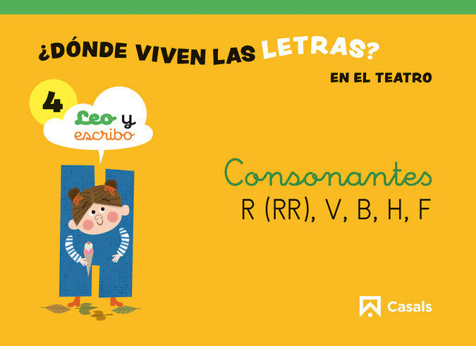 CUADERNO 4 5AÑOS EI 24 DONDE VIVEN LAS LETRAS | AA,VV | 9788421881729 (Casals)
