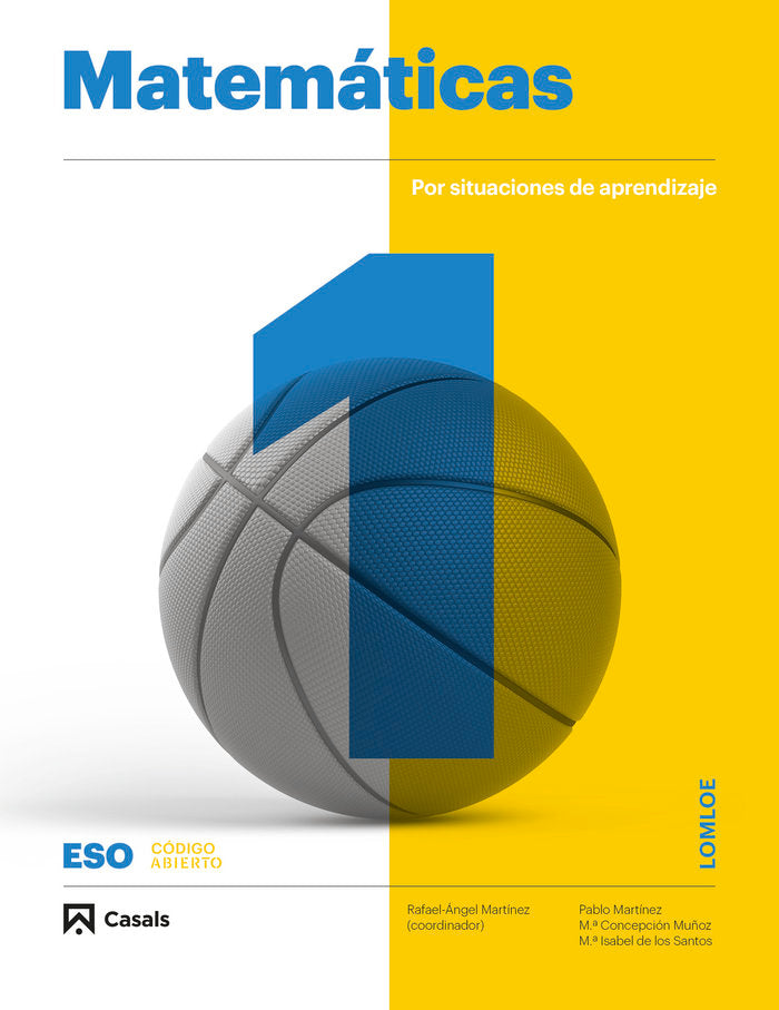 Matemáticas 1ºESO LOMLOE ANDALUCÍA | Varios autores | 9788421881811 (CASALS)