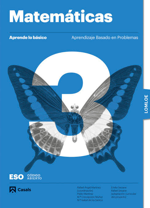 Aprende lo básico. Matemáticas 3ºESO. LOMLOE | Varios autores | 9788421882054 (CASALS) Imagen principal del producto
